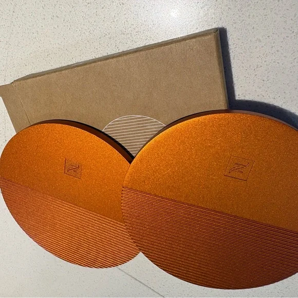 Nespresso Barista Collection Aluminum Orange Coasters - Picture 9 of 15